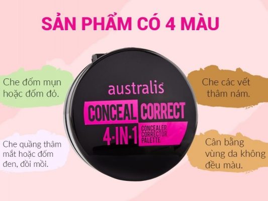 Australis Concealer & Corrector 4 In 1