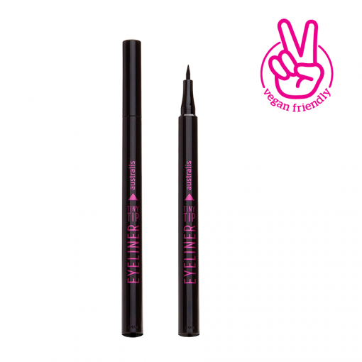 Tiny tip eyeliner carbon black - bút kẻ mắt nước dầu cọ bóng mịn sắc xảo