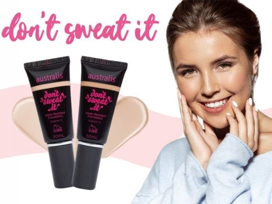 Kem Nền Chống Đổ Mồ Hôi Không Trôi Australis Don't Sweat It Foundation