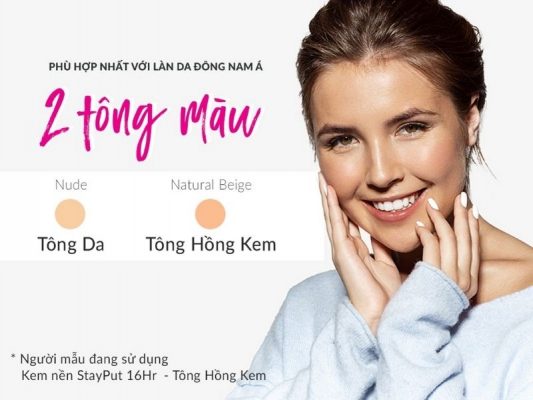 Kem Nền Mịn Nhẹ Lâu Trôi 16h Australis StayPut Foundation