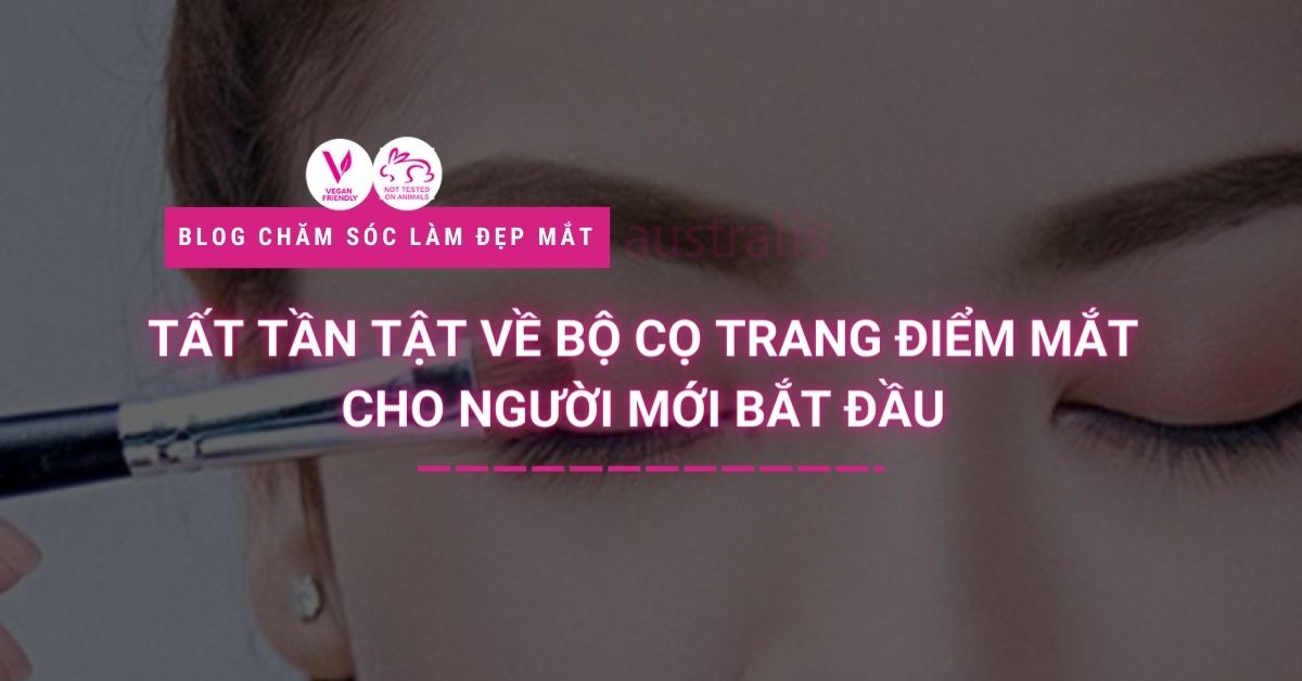 Tất tần tật về bộ cọ trang điểm mắt cho người mới bắt đầu - Australis Cosmetics Việt Nam