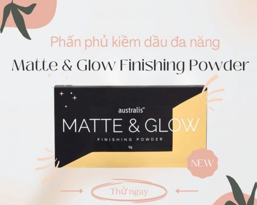 Phấn Phủ Australis Matte & Glow Finishing Powder Kết Hợp Mịn Lì Và Ánh Nhũ 9g