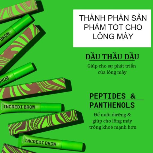 Mascara lông mày australis kháng nước, lâu trôi Australis Incredi Brow Gel 7.6ml