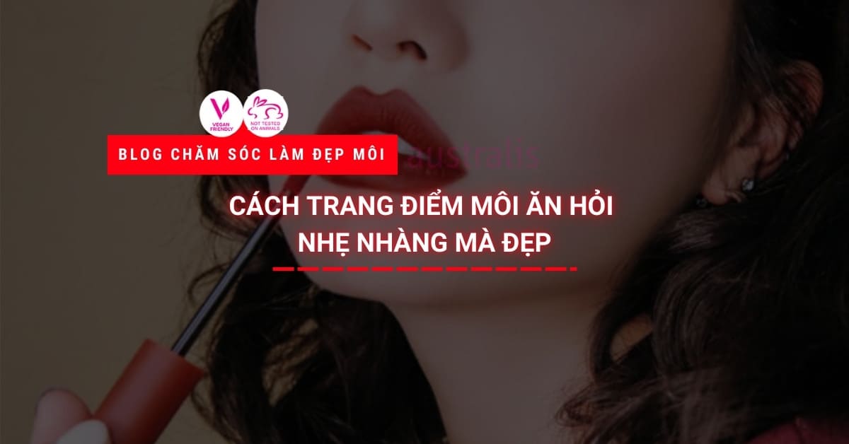 Cách Trang điểm Môi ăn Hỏi Nhẹ Nhàng Mà đẹp