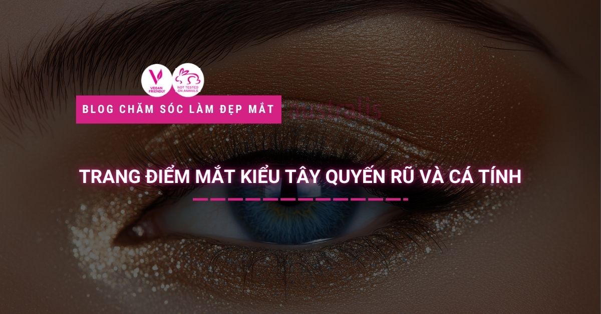 trang điểm mắt kiểu Tây