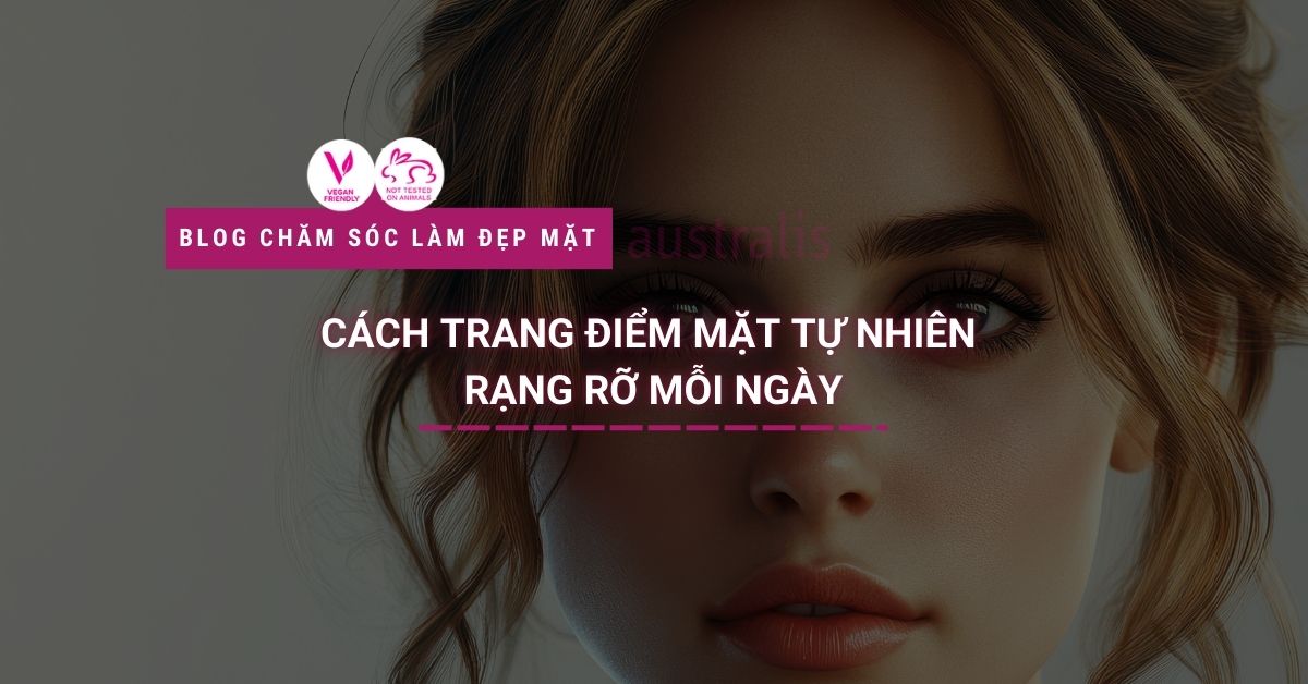 trang điểm mặt tự nhiên