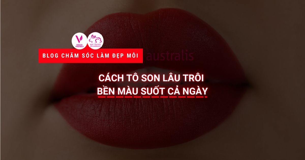 cách tô son lâu trôi