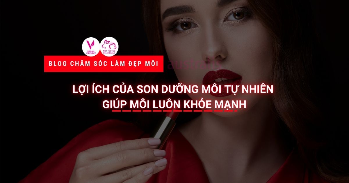 son dưỡng môi tự nhiên