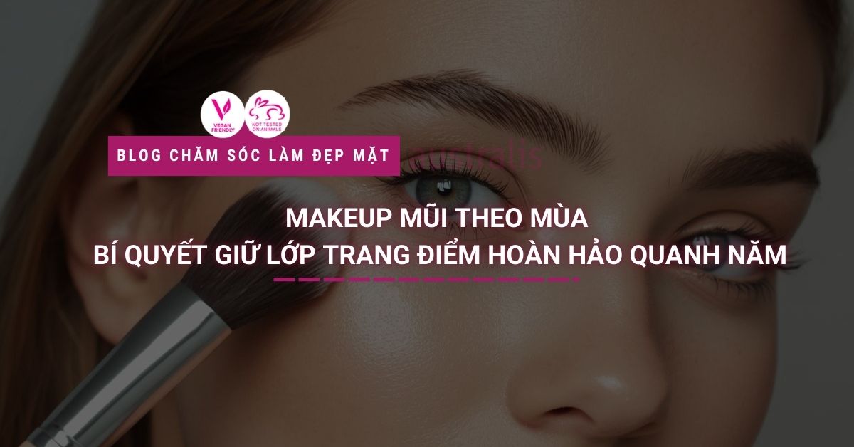 makeup mũi theo mùa