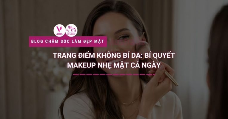 trang điểm không bí da