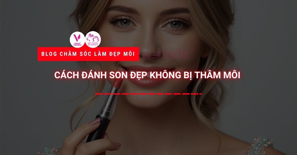 makeup môi nhạy cảm